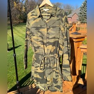 Cute Camo short romper with long sleeves.  Sz. L from Lovestitch.  NWT.